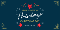 Open On Holidays Twitter post Image Preview