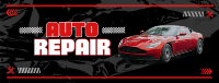 Auto Repair Service Facebook Cover Image Preview