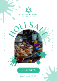 Holi Sale Flyer Image Preview