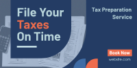 Your Taxes Matter Twitter Post Design