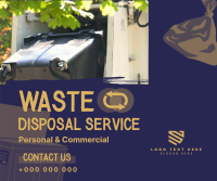 Waste Disposal Management Facebook Post Design