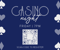 Casino Night Elegant Facebook post Image Preview