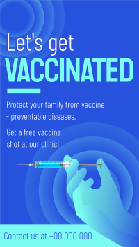 Let's Get Vaccinated TikTok video Image Preview