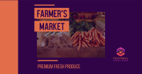 Premium Farmer's Market Facebook Ad Design