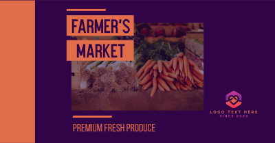 Premium Farmer's Market Facebook ad Image Preview