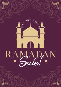 Blessed Ramadan Sale Flyer Design