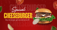 Special Cheeseburger Deal Facebook Ad Design