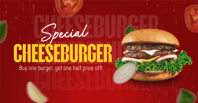 Special Cheeseburger Deal Facebook ad Image Preview