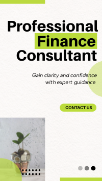 Modern Professional Finance Consultant Agency YouTube Short Image Preview