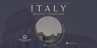 Italy Itinerary Twitter post Image Preview