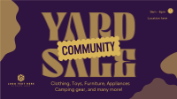 Yard Community Sale