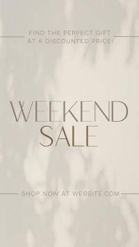 Minimalist Weekend Sale Facebook story Image Preview
