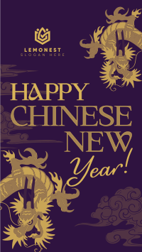 Chinese Year of the Dragon Facebook story Image Preview