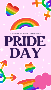 Pride Day Stickers Instagram Reel Image Preview