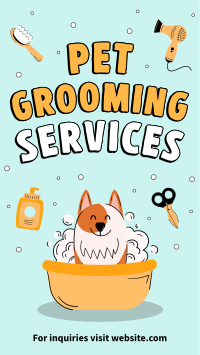 Grooming Services Instagram Story Design