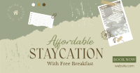  Affordable Staycation  Facebook Ad Design