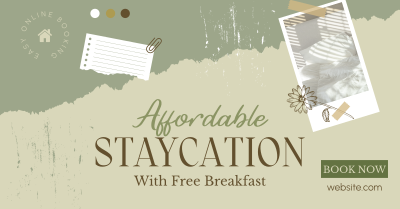  Affordable Staycation  Facebook ad Image Preview