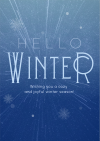 Cozy Winter Greeting Flyer Image Preview