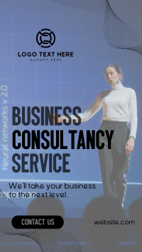 Business Consulting Service YouTube Short Design