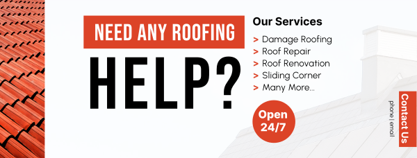 Roofing Help? Facebook Cover Design Image Preview