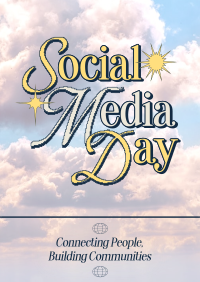 Y2K Social Media Day Poster Image Preview
