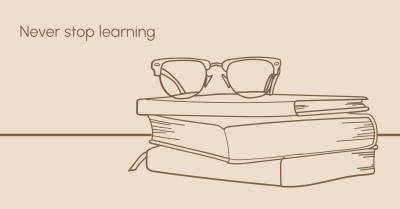 Book Glasses Facebook Ad Image Preview