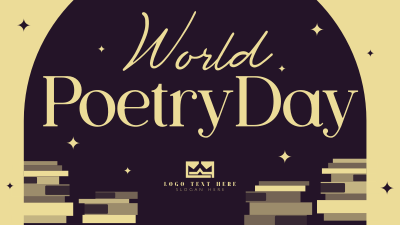 World Poetry Day Facebook event cover Image Preview