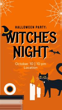Witches Night Facebook Story Design