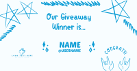 Giveaway Winner Announcement Facebook ad Image Preview