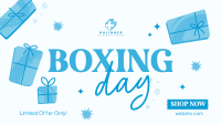 Playful Boxing Day Facebook Event Cover Design