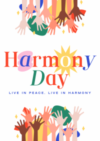 Simple Harmony Day Flyer Image Preview