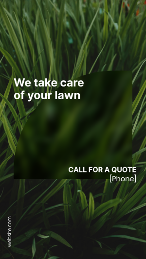 Lawn Care Service Facebook story Image Preview