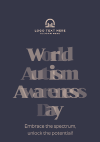 Autism Awareness Poster Image Preview