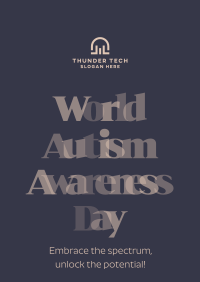 Autism Awareness Poster Image Preview