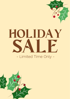 Holiday Sale Poster Image Preview