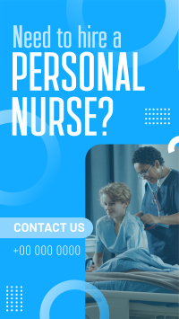 Nurse For Hire Instagram Reel Design