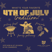 Quirky 4th of July Traditions Instagram post Image Preview