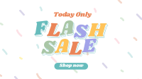 Flash Sale Multicolor Facebook Event Cover Design