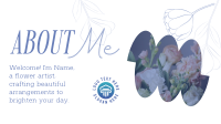 Flower Arranger About Me Facebook event cover Image Preview