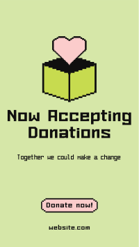 Pixel Donate Now Facebook story Image Preview