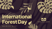 Abstract Forest Day Video Image Preview