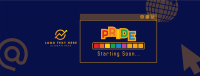 Pride Party Loading Facebook Cover Design