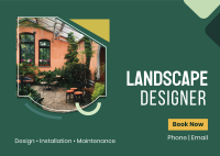 Landscape Designer Postcard Image Preview