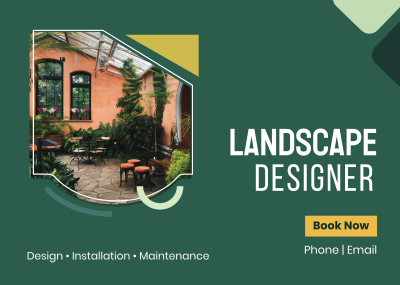 Landscape Designer Postcard Image Preview