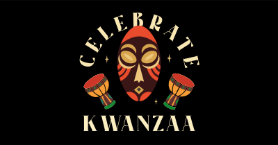 Kwanzaa African Mask  Facebook ad Image Preview