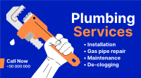 Plumbing Professionals Facebook Event Cover Design