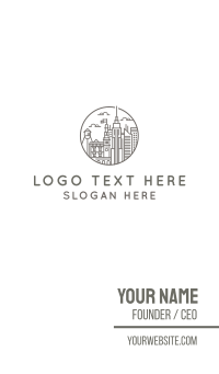 City Buildings Business Card Design