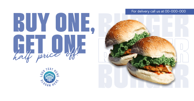Double Burger Promo Facebook ad Image Preview