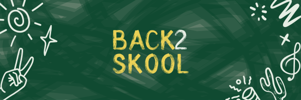 Back 2 Skool Twitter Header Design Image Preview