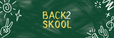 Back 2 Skool Twitter header (cover) Image Preview